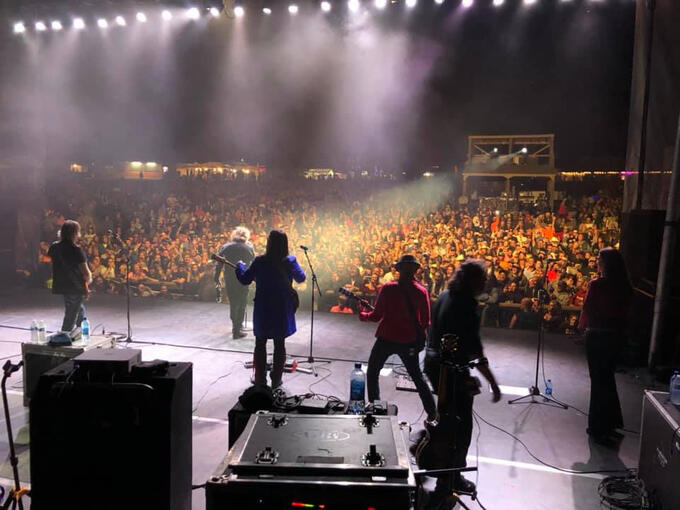 Moni Scaria with Lou Gramm (Foreigner, Rock & Roll Hall of Fame), John Payne (Asia) - Rockin' The Rivers Music Festival